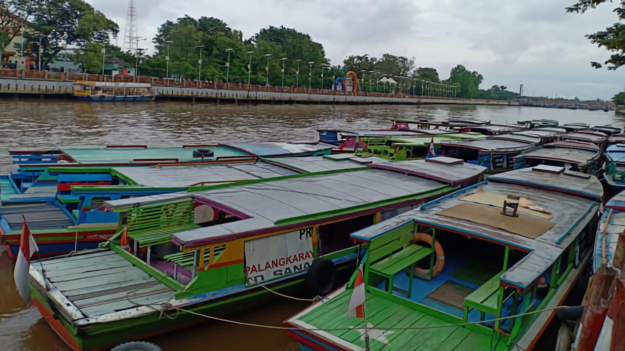 Wisata Klotok di Martapura
