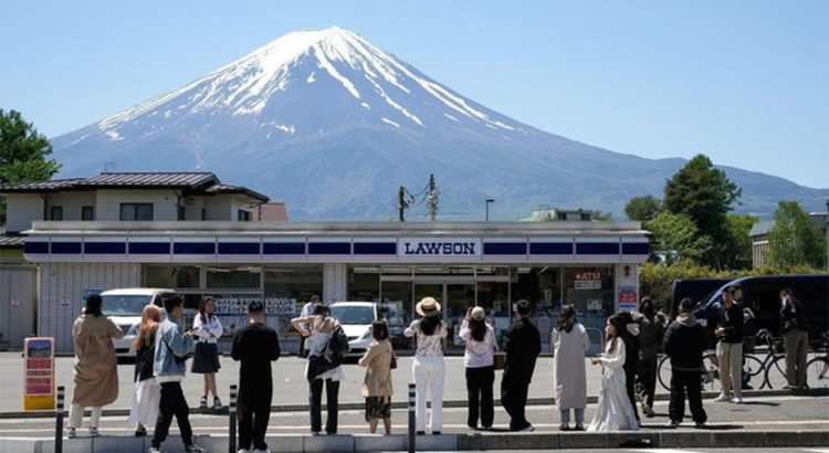Ilustrai wisata Jepang.